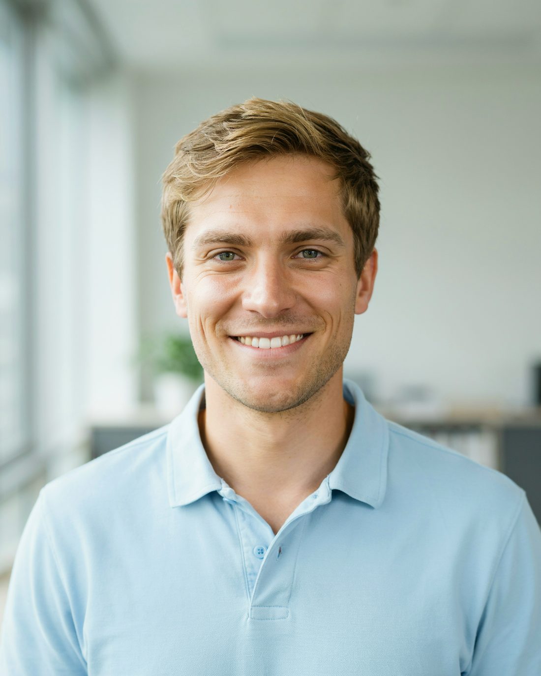 Noah, the ZeckFlow guide, a smiling man in a light blue polo shirt
